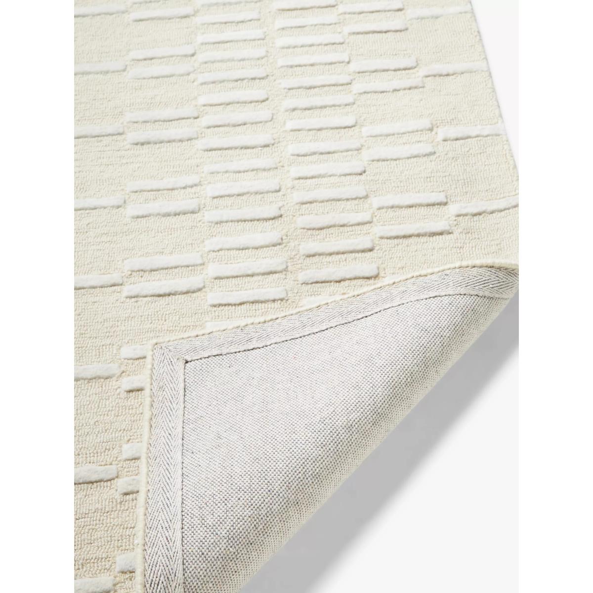 John Lewis Dash Stripe Rug, Ivory, L240 x W170 cm – image 3
