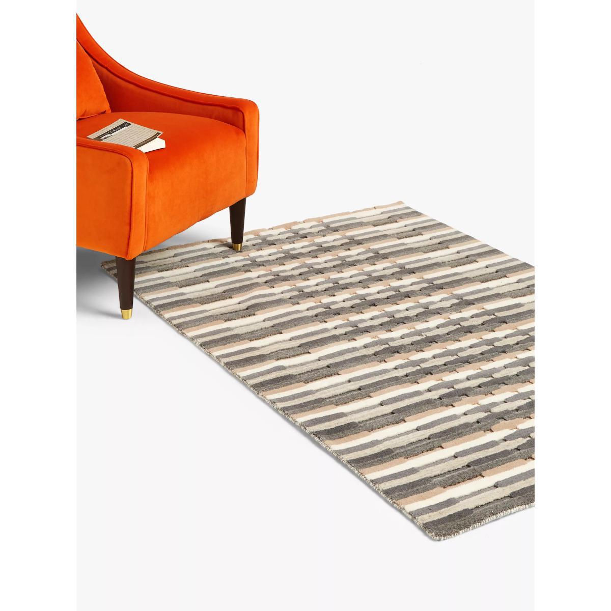 John Lewis & Partner High Low Stripe Rug – image 2
