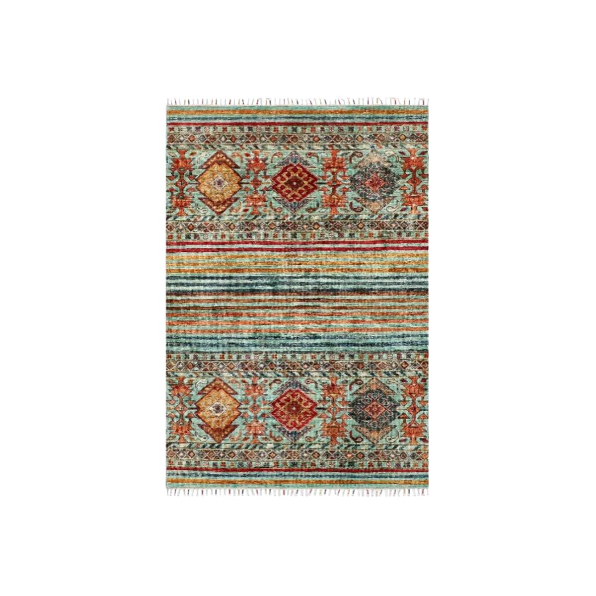 Gooch Oriental Khurjeen Rug, Blue, L146 x W100 cm – image 1