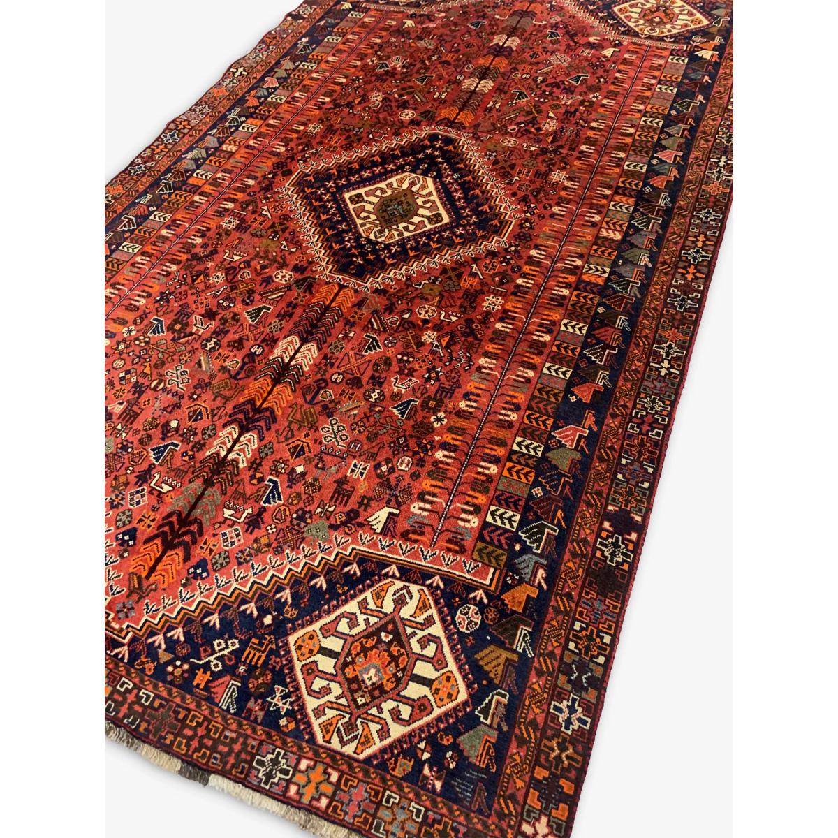 Gooch Oriental Quashgai Rug, Red/Multi, L283 x W169 cm – image 3