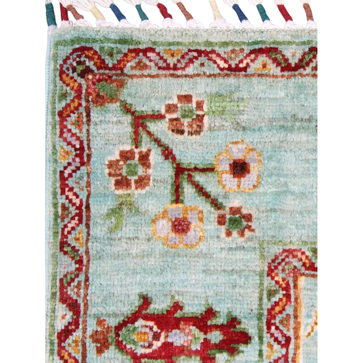 Gooch Oriental Sultani Runner Rug, Green, L237 x W72 cm – image 2