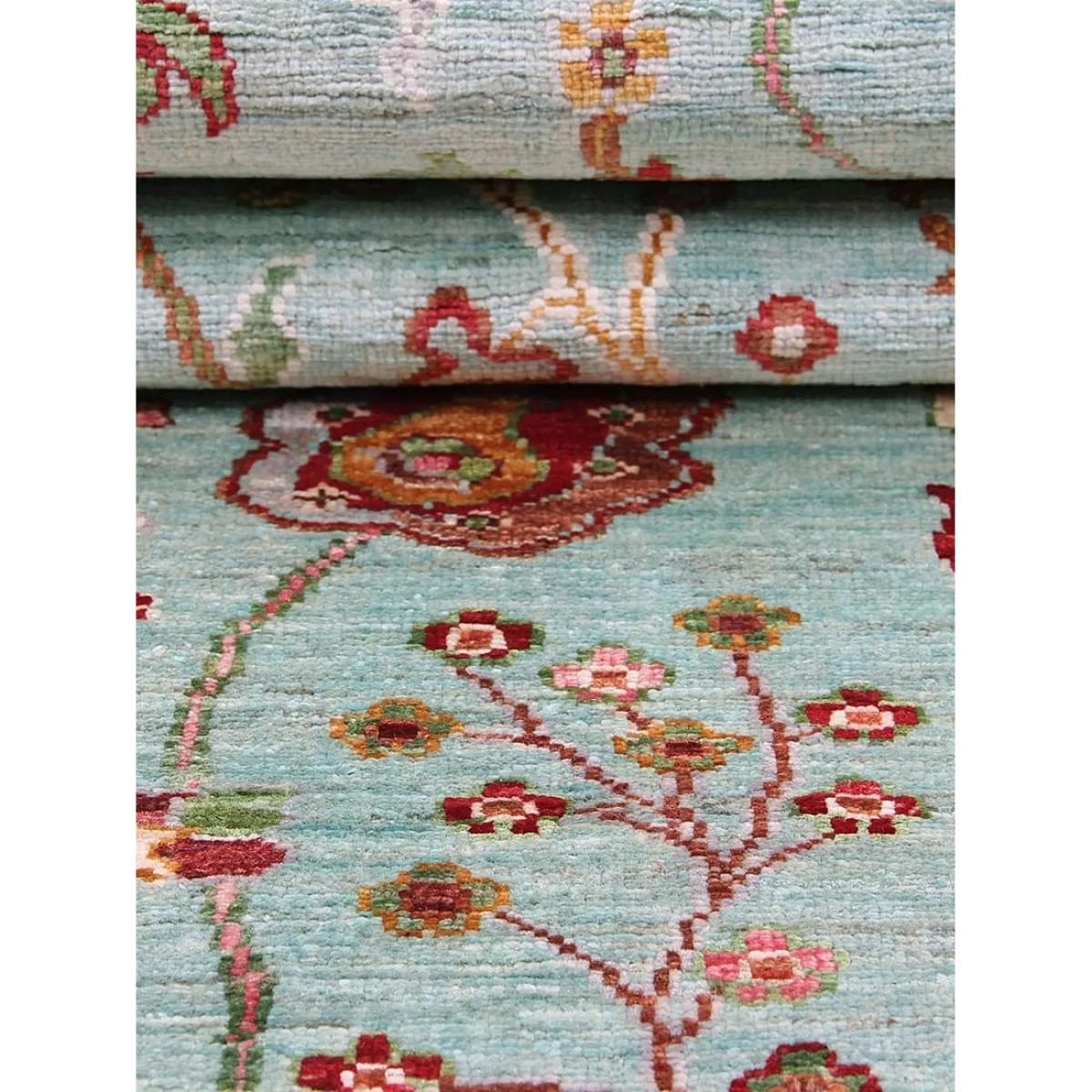 Gooch Oriental Sultani Runner Rug, Green, L237 x W72 cm – image 4