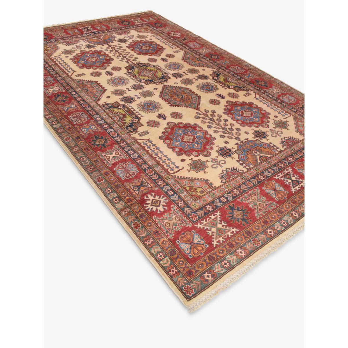 Gooch Oriental Supreme Kazak Rug, Cream, L308 x W203 cm – image 4