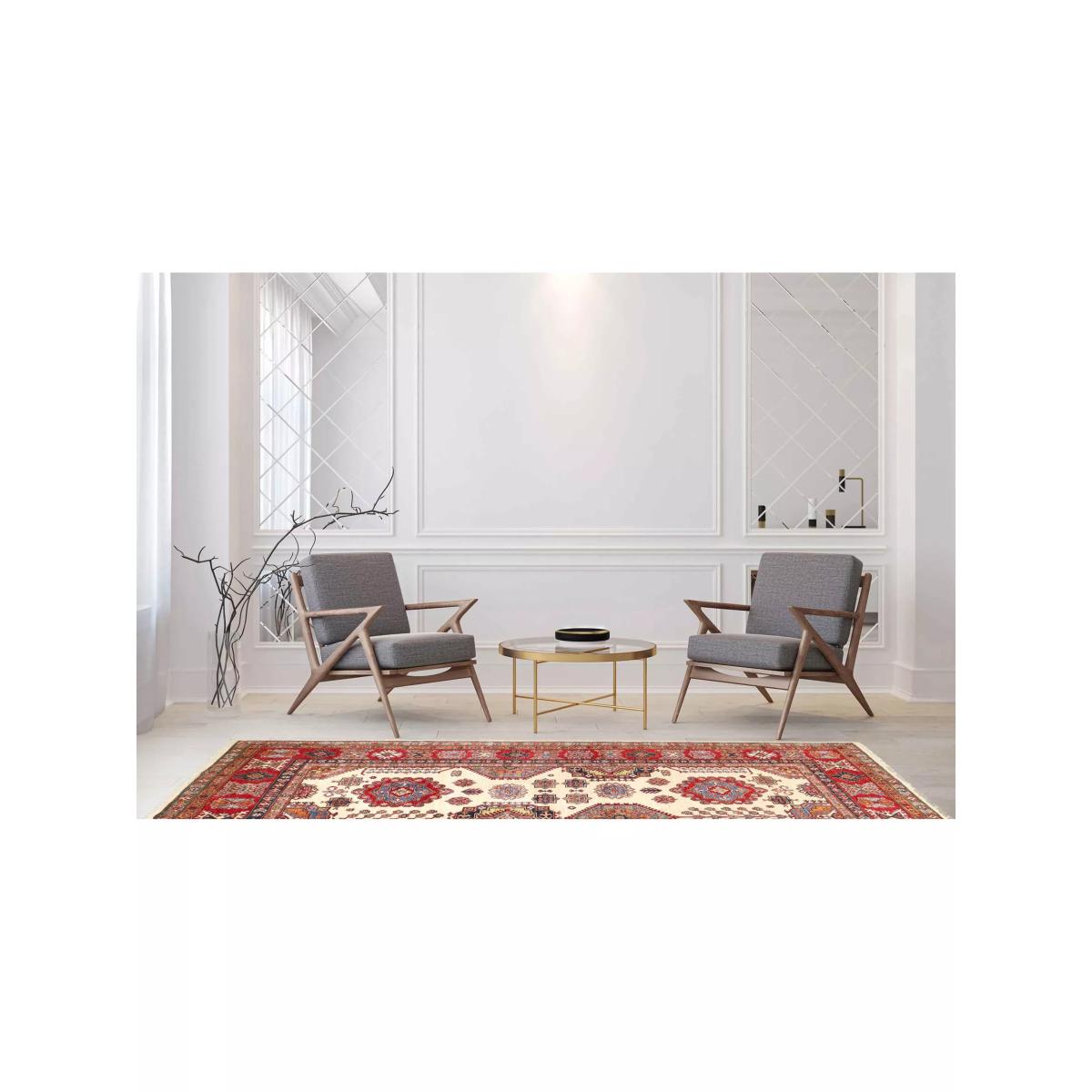 Gooch Oriental Supreme Kazak Rug, Cream, L308 x W203 cm – image 8