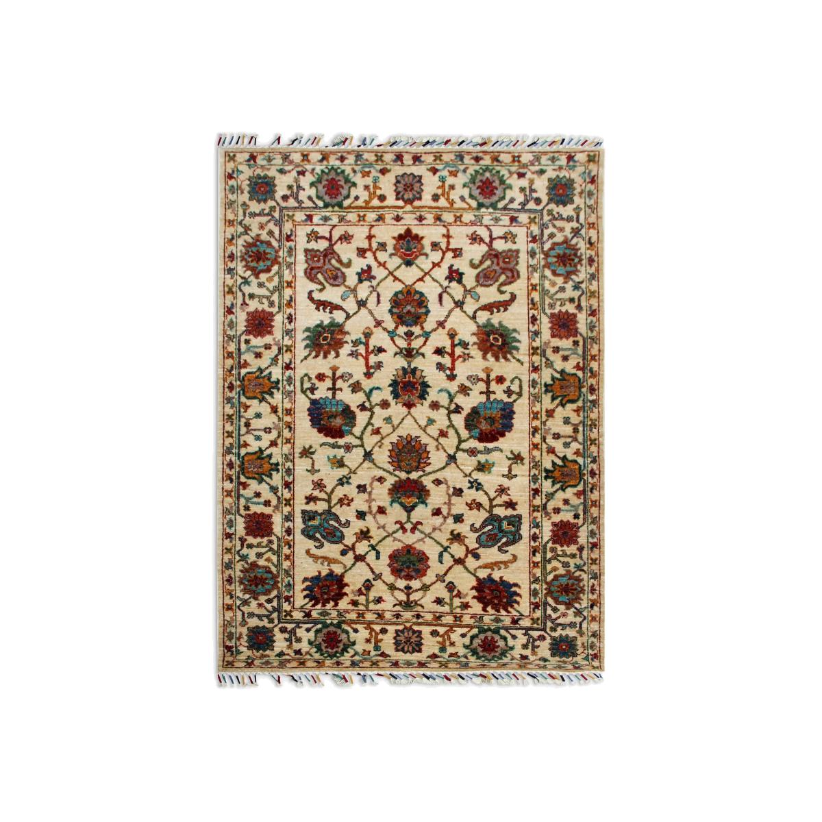 Gooch Oriental Sultani Rug, L143 x W100 cm, Ivory – image 1