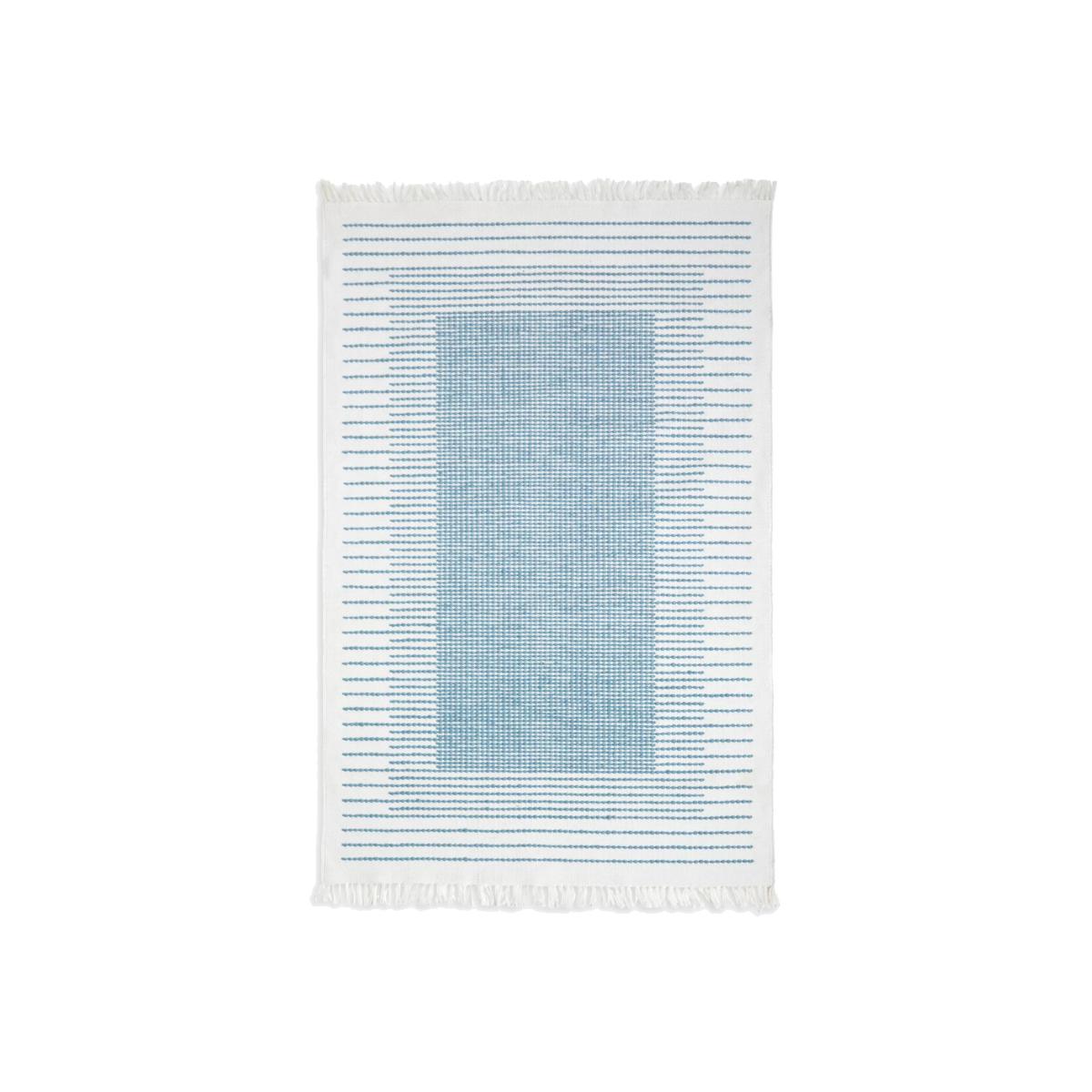John Lewis ANYDAY Indoor/Outdoor Graded Stripe Rug, Blue