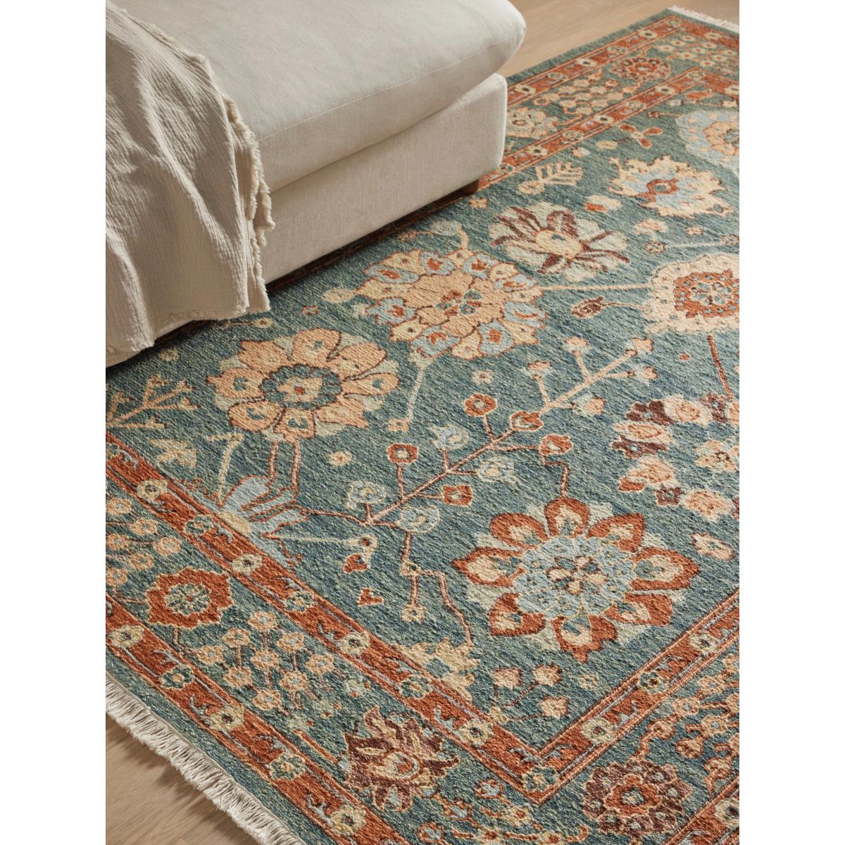 John Lewis Sumak Rug, Peacock – image 2