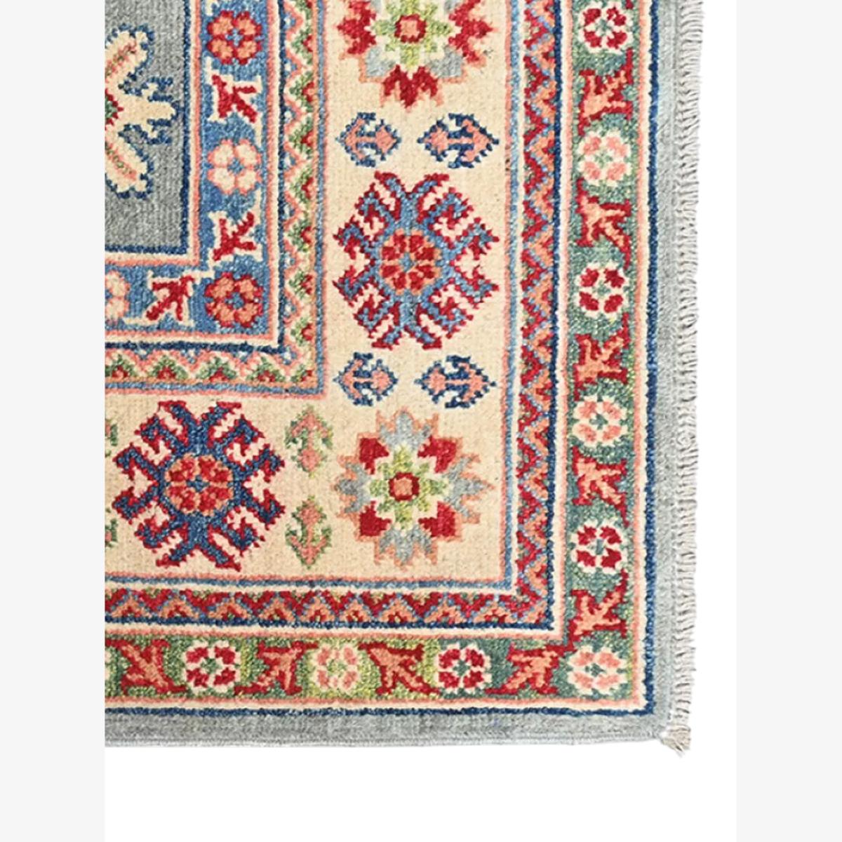 Gooch Oriental Kazak Rug, Grey, L187 x W120cm – image 1