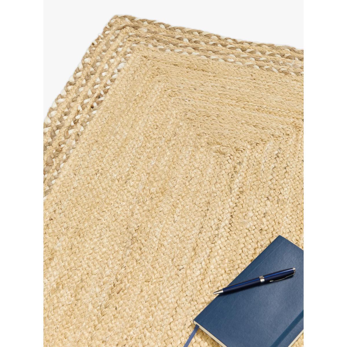 ANYDAY John Lewis & Partners Skye Jute Border Runner, L240 x W70 cm – image 2