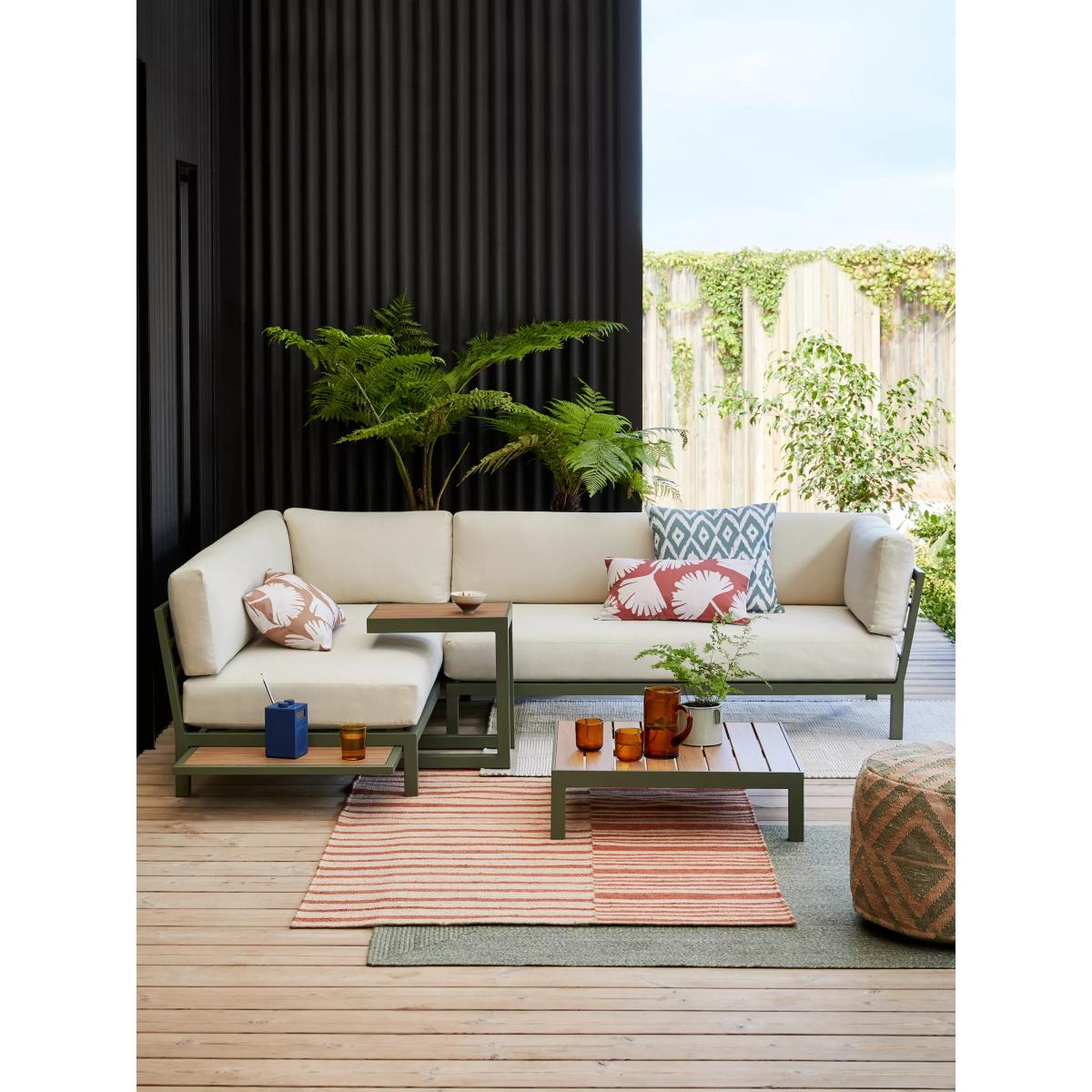 John Lewis Braided PET Indoor/Outdoor Rug, Green, L180 x W120 cm – image 2