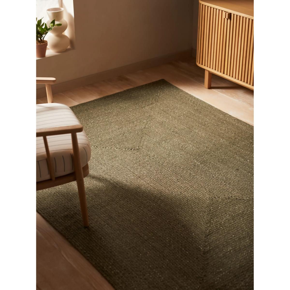 John Lewis Braided PET Indoor/Outdoor Rug, Green, L180 x W120 cm – image 3