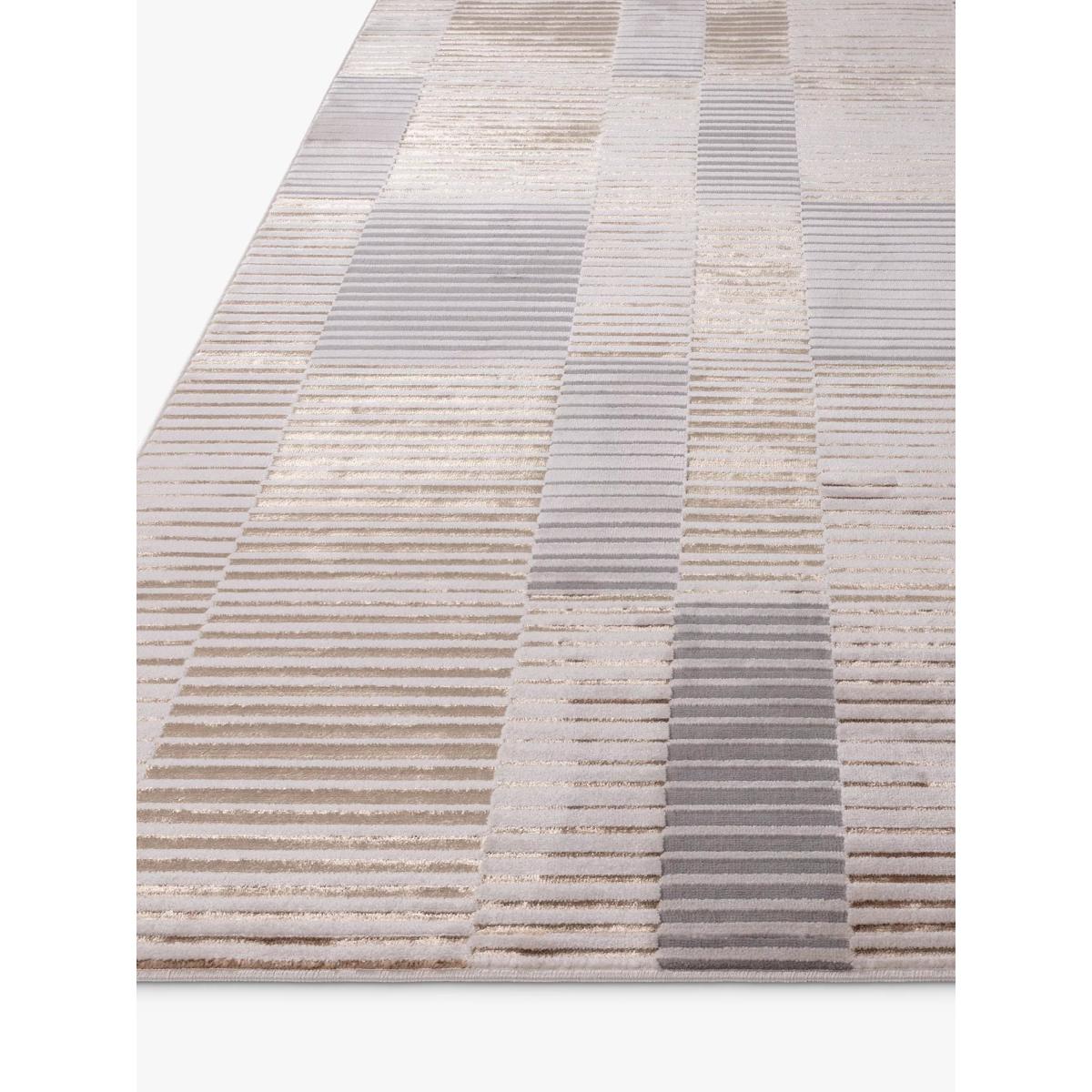 Asiatic London Aurora Stripe Rug, Taupe – image 3