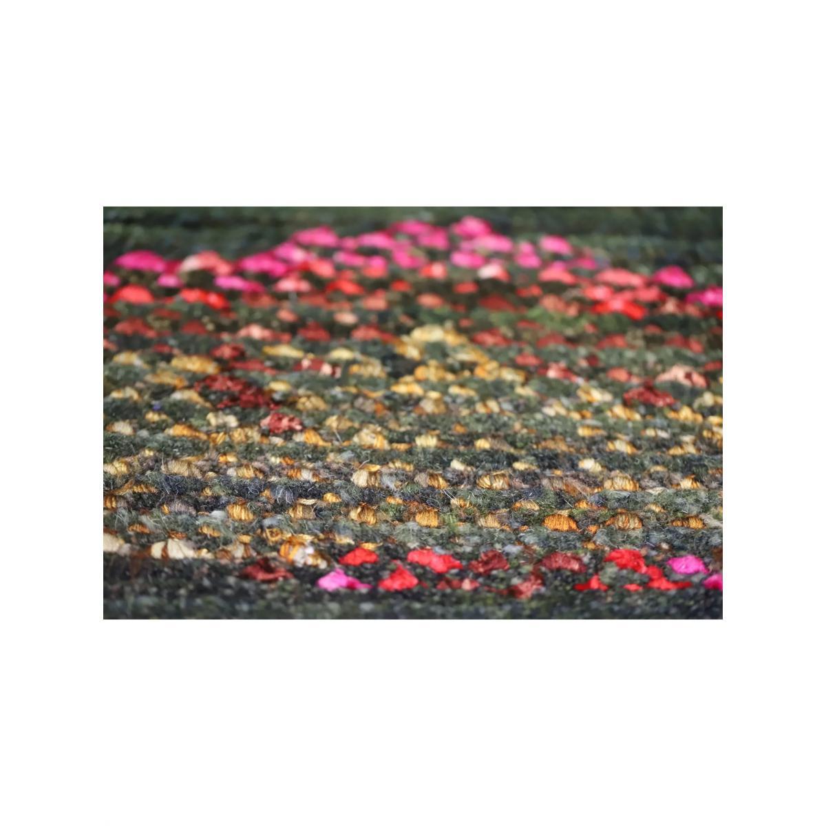 Gooch Luxury Ombre Stripe Wool Silk Rug, Multi – image 4