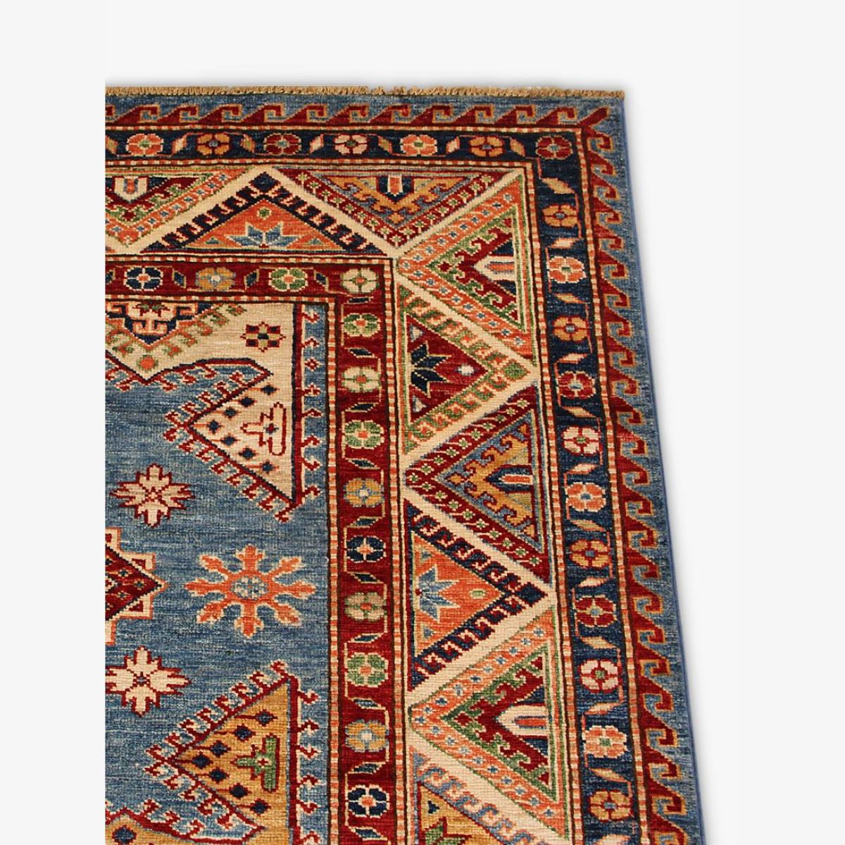 Gooch Oriental Supreme Kazak Rug, Blue, L241 x W175cm – image 1