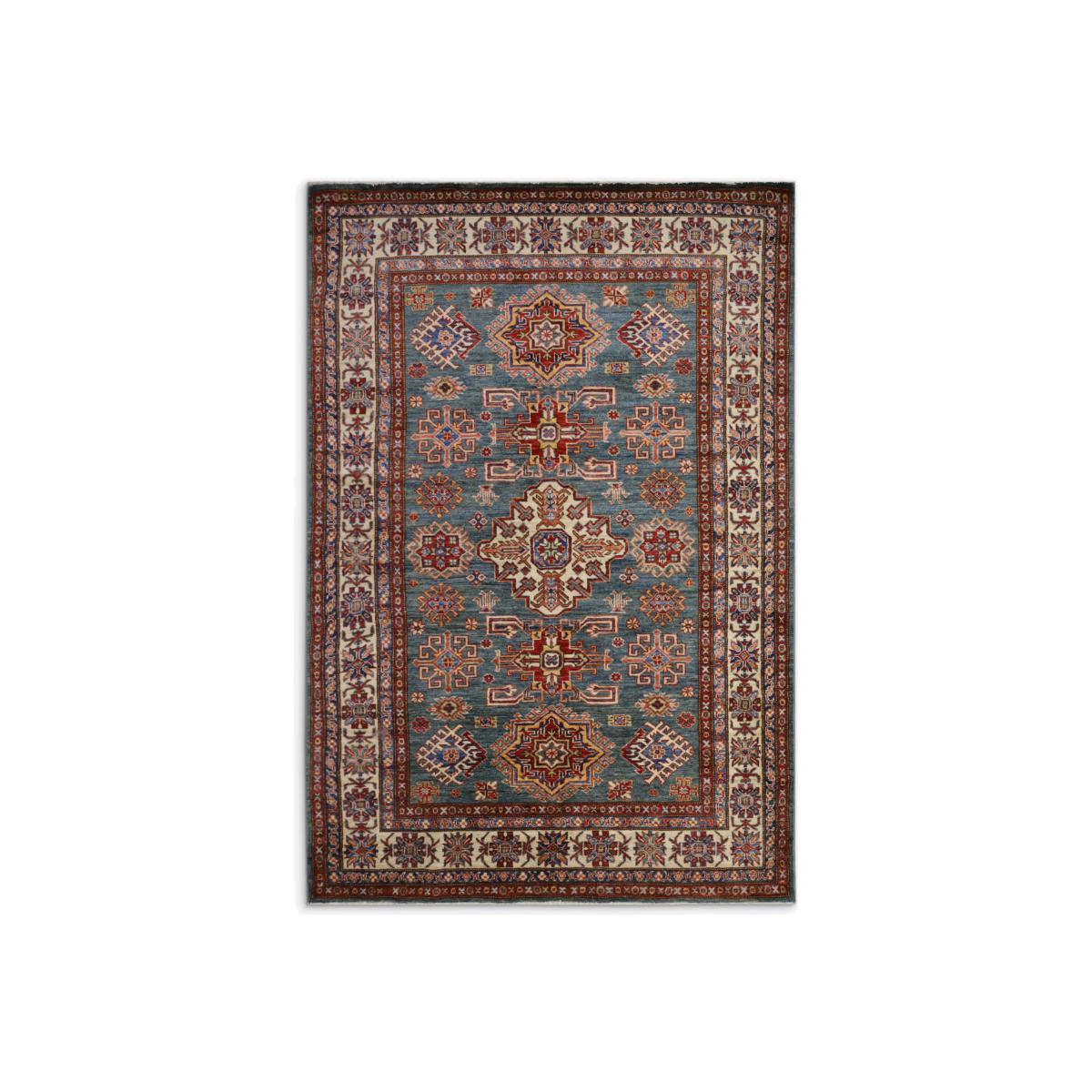 Gooch Oriental Supreme Kazak Rug, Green, L220 x W147 cm