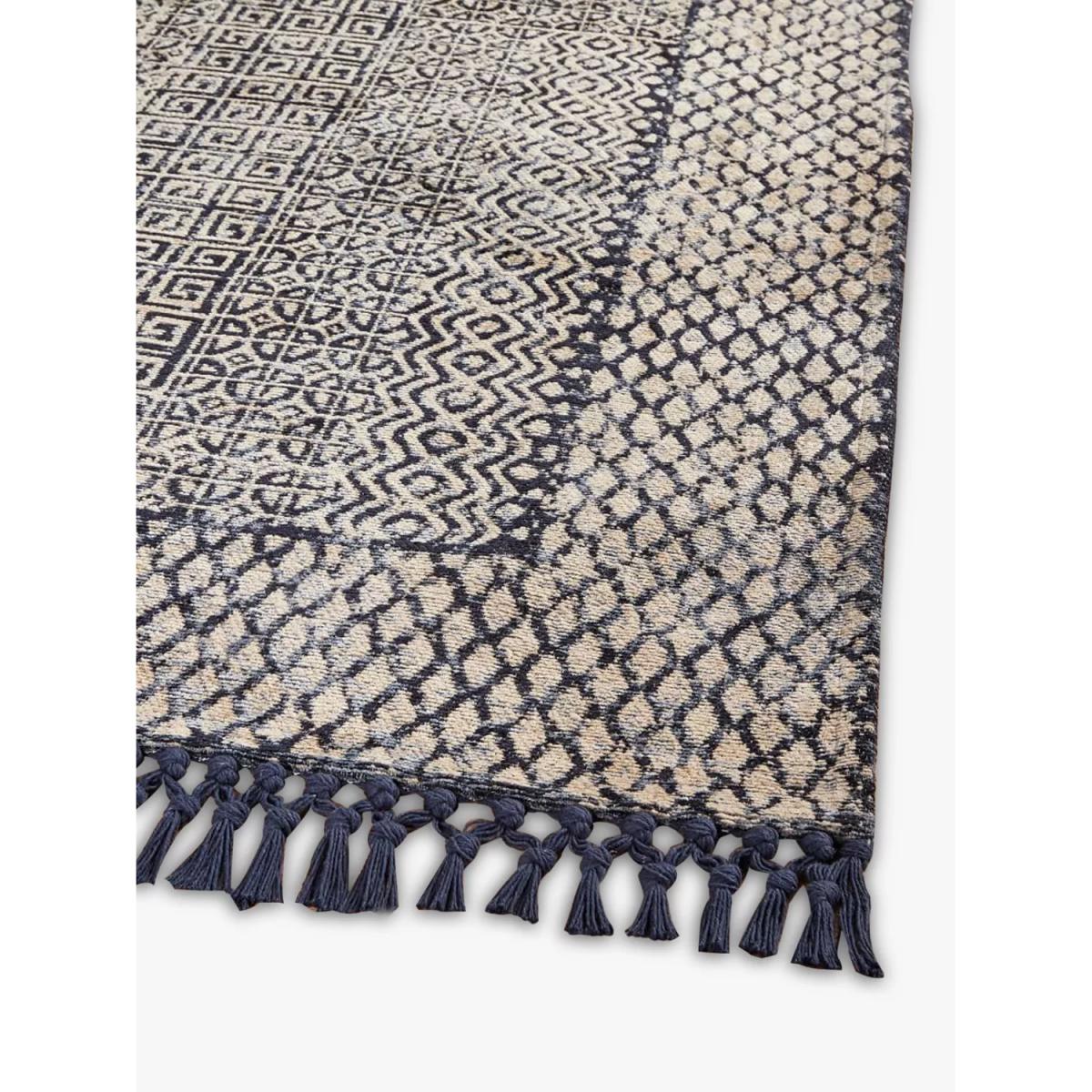 west elm Indra Rug, Navy, L244 x W152 cm – image 2