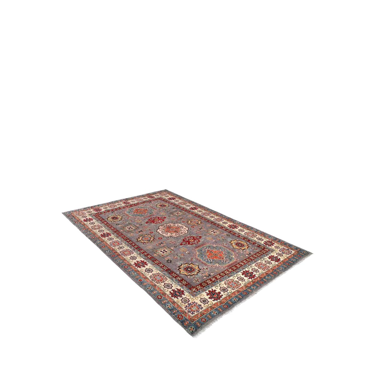 Gooch Oriental Kazak Rug, Grey, L300 x W202cm – image 4