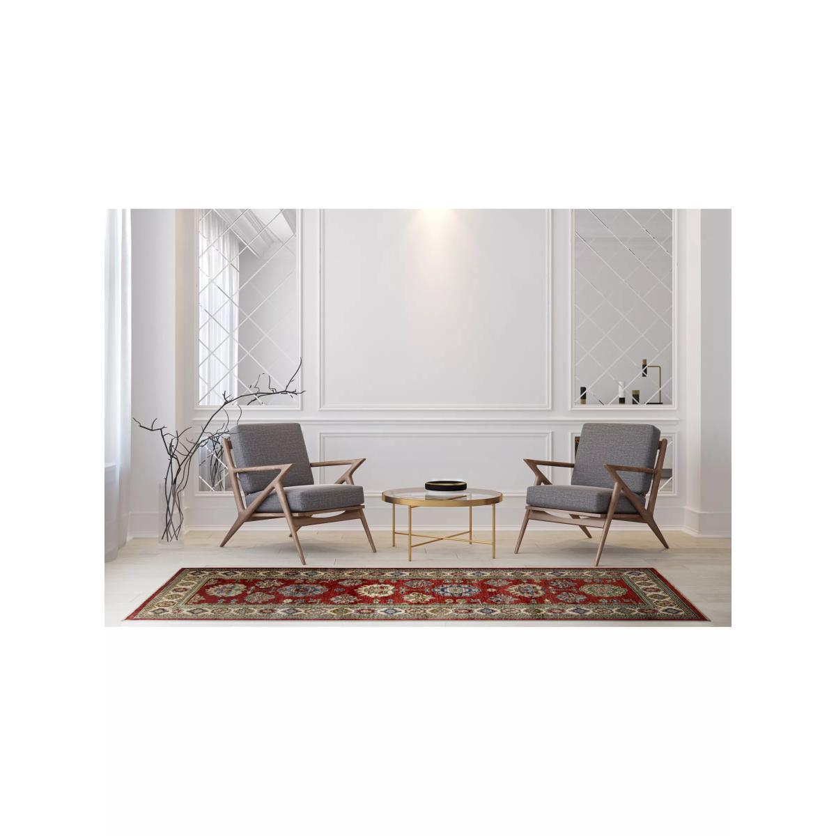 Gooch Oriental Supreme Kazak Runner, Red, L228 x W72 cm – image 3