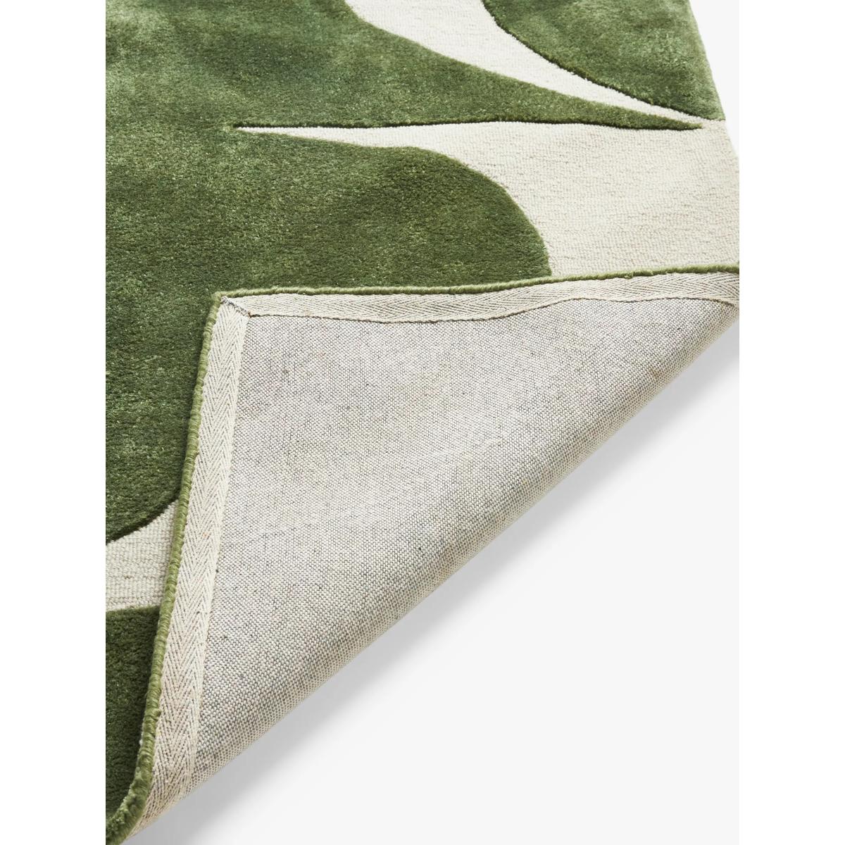 John Lewis Mellea Broken Wave Rug, Green, L240 x W170 cm – image 3