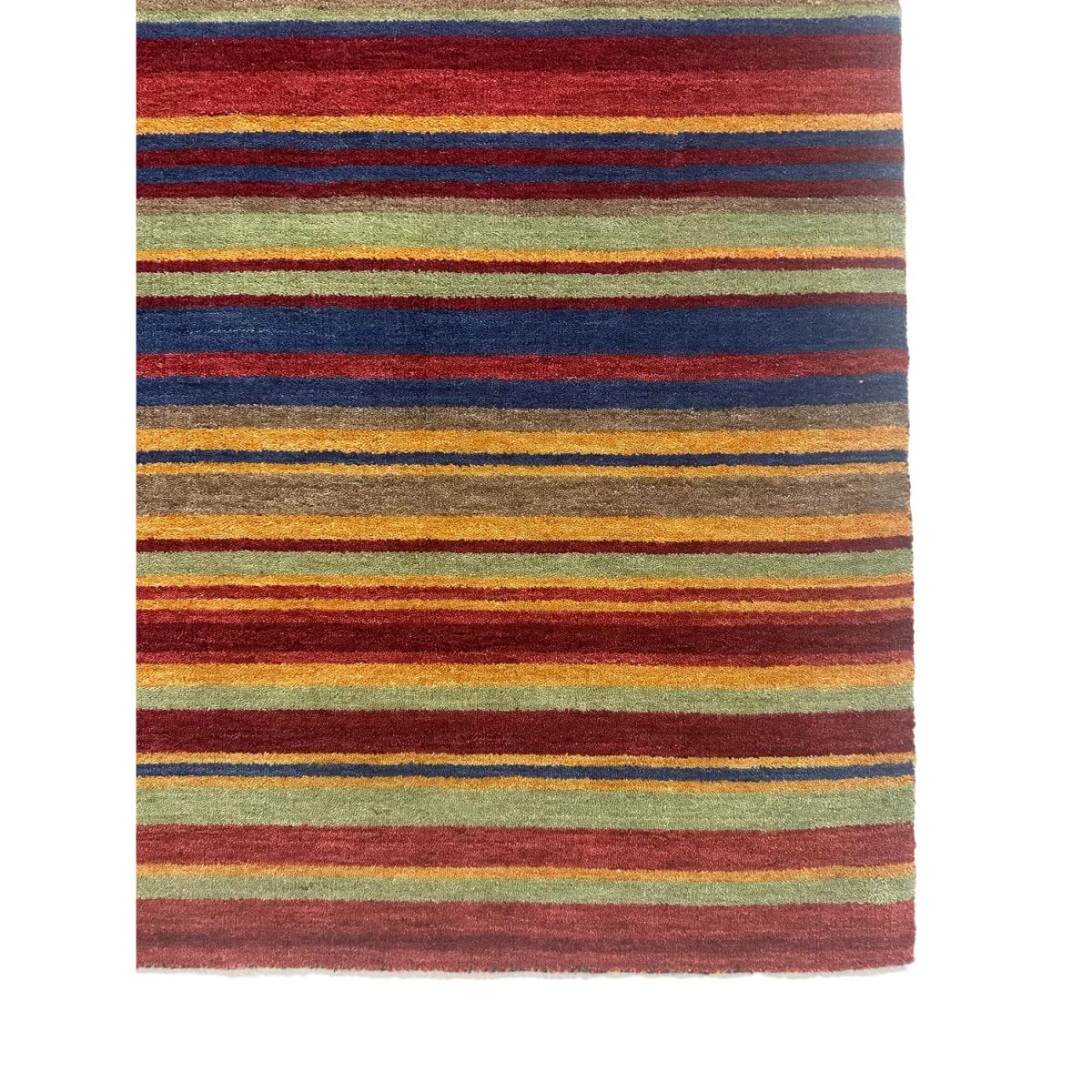 Gooch Luxury Spice Chilli Stripe Wool Rug – image 2