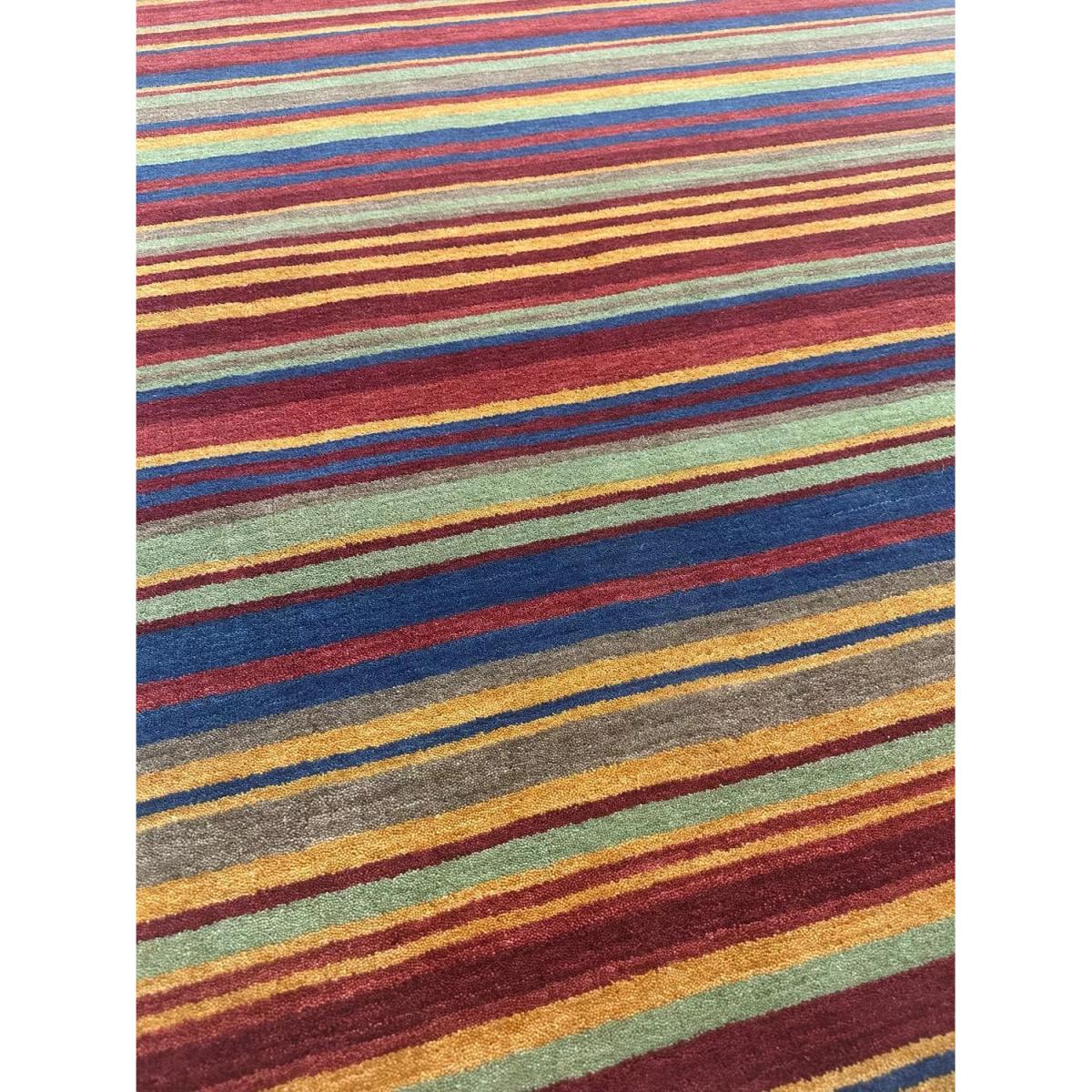 Gooch Luxury Spice Chilli Stripe Wool Rug – image 3