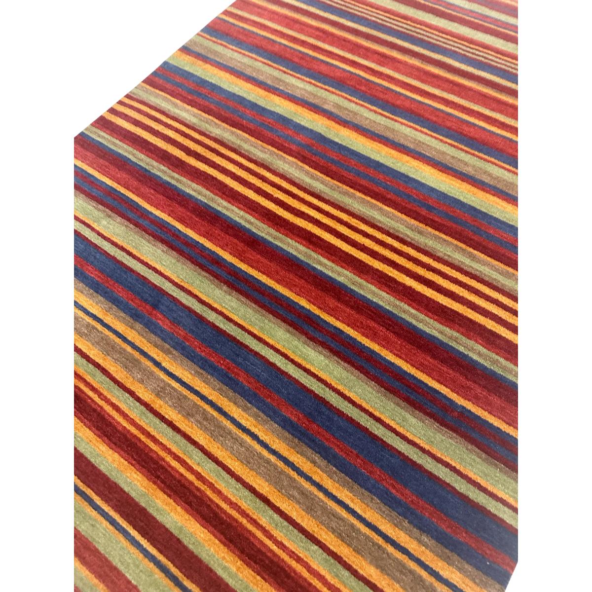 Gooch Luxury Spice Chilli Stripe Wool Rug – image 4