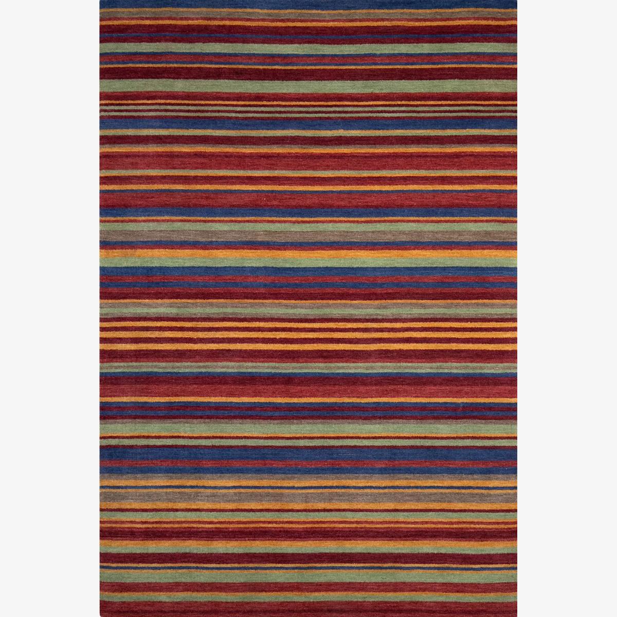 Gooch Luxury Spice Chilli Stripe Wool Rug – image 1