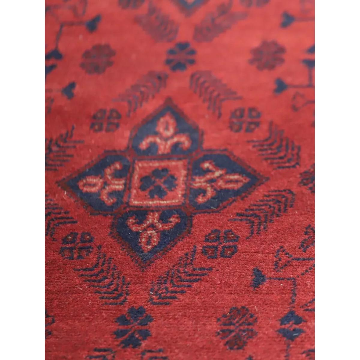 Gooch Oriental Khal Mohammadi Pure Wool Runner Rug, L221 x W172 cm, Red – image 2