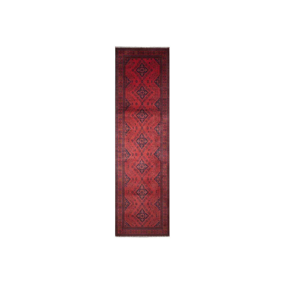 Gooch Oriental Khal Mohammadi Pure Wool Runner Rug, L221 x W172 cm, Red – image 1