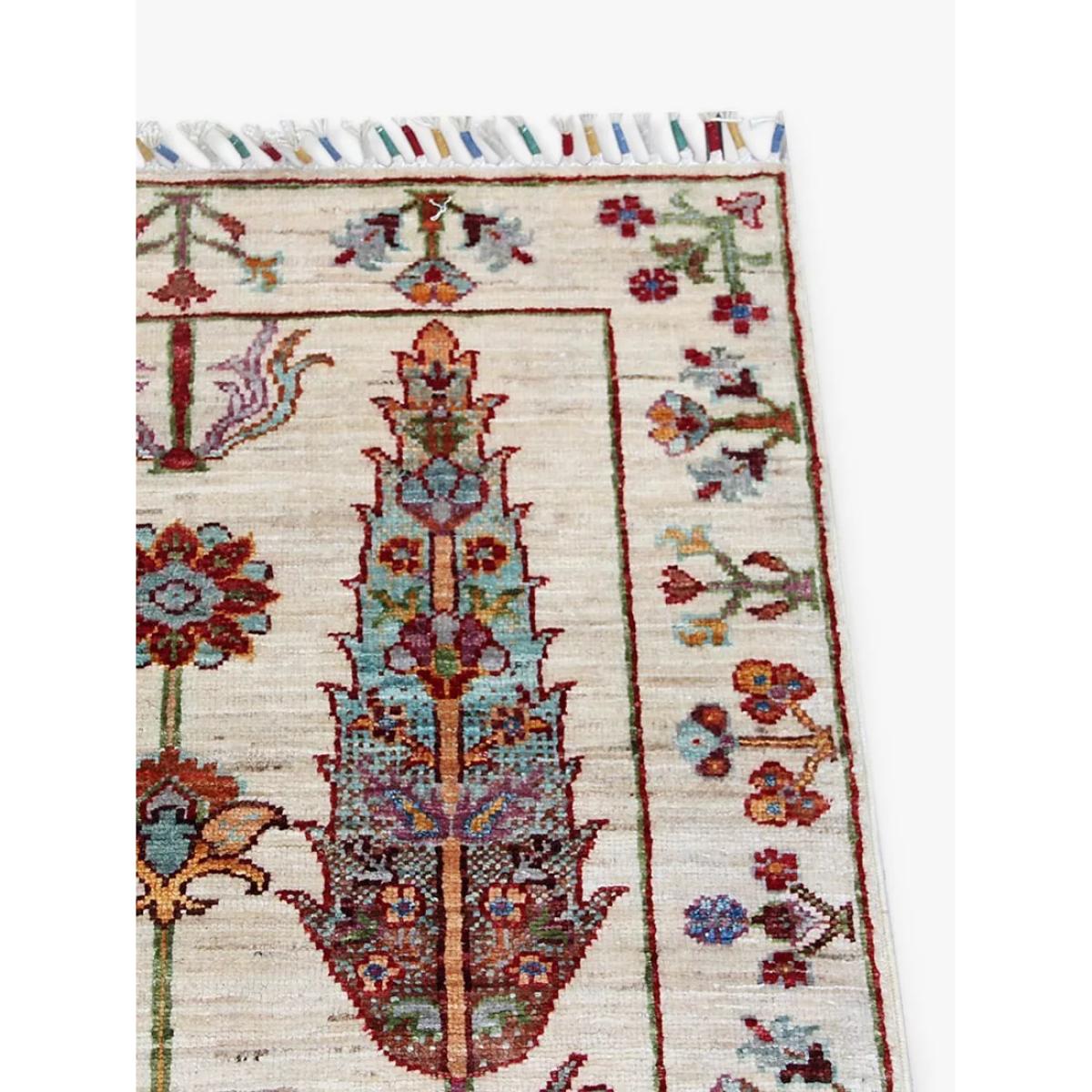 Gooch Oriental Pictorial Runner Rug, L240 x W72 cm, Ivory – image 2