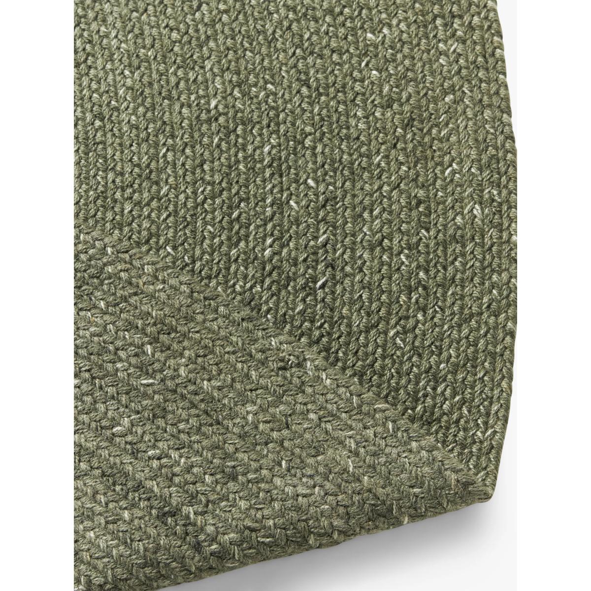 John Lewis Braided PET Indoor & Outdoor Rug, Green, Dia. 200 cm – image 2