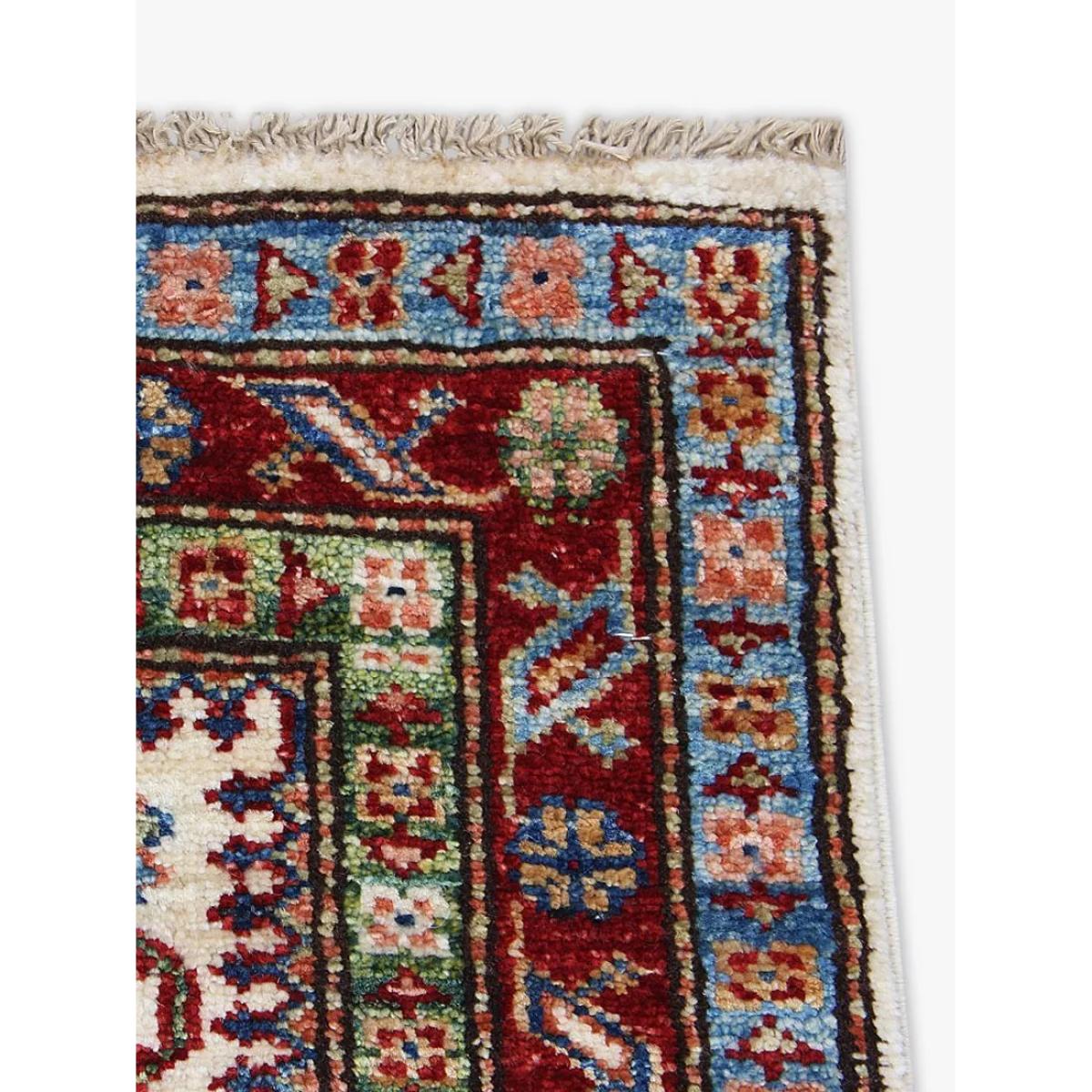 Gooch Oriental Supreme Kazak Rug, L90 x W60 cm, Ivory – image 2
