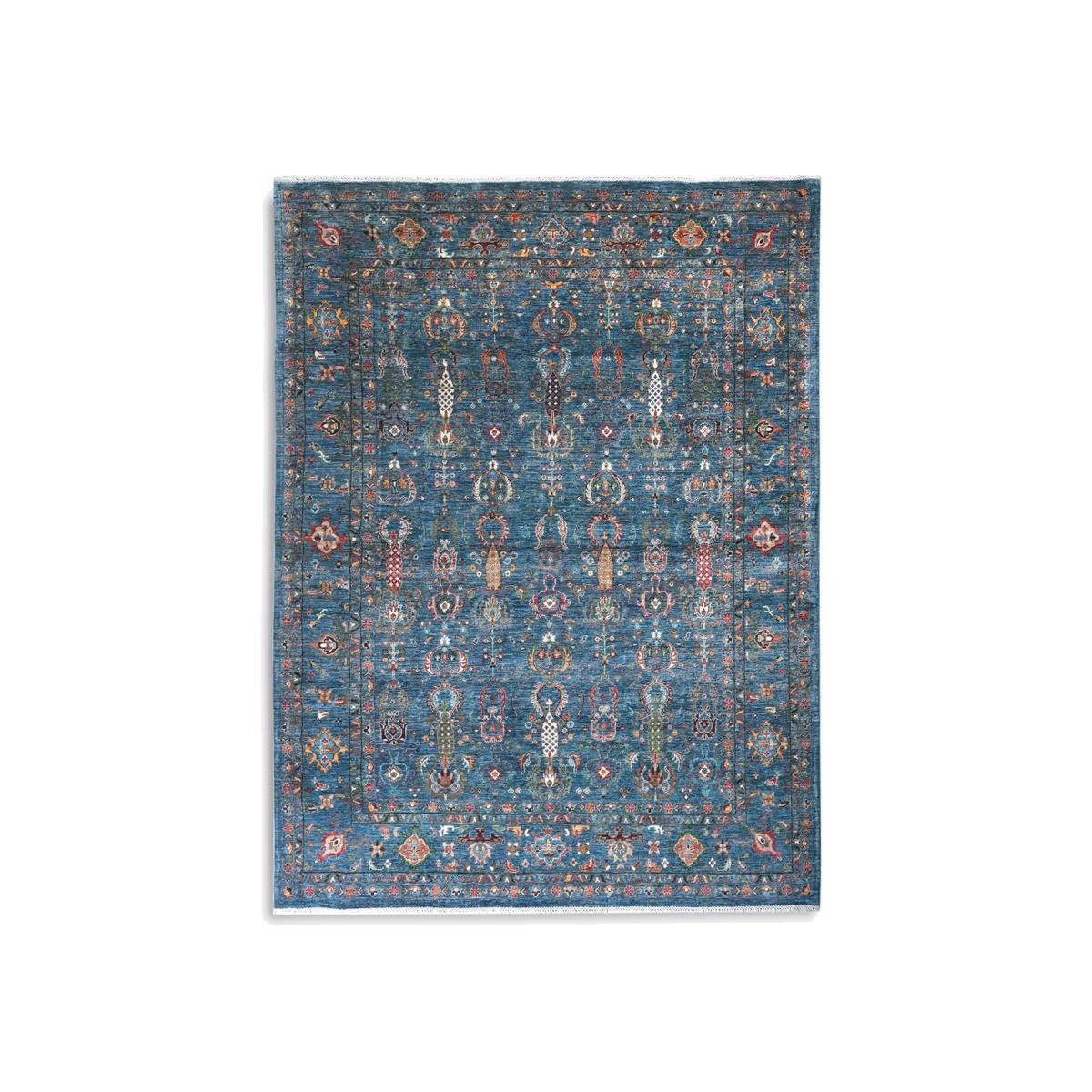 Gooch Oriental Sultani Rug, L311 x W240 cm, Mid Blue