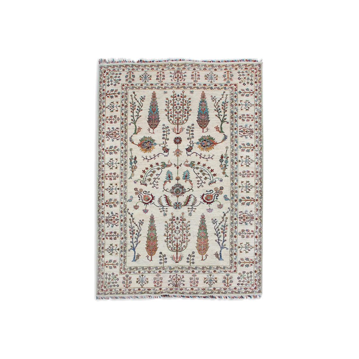Gooch Oriental Pictorial Rug, L295 x W203 cm, Ivory – image 1