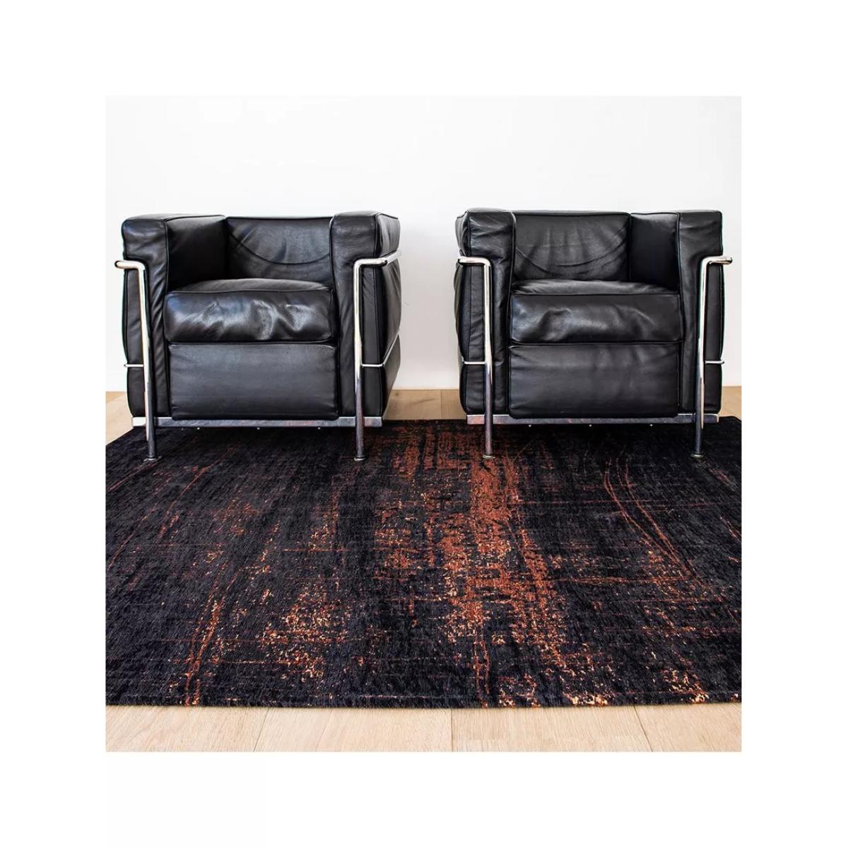 Louis De Poortere Griff Soho Rug, Black – image 2