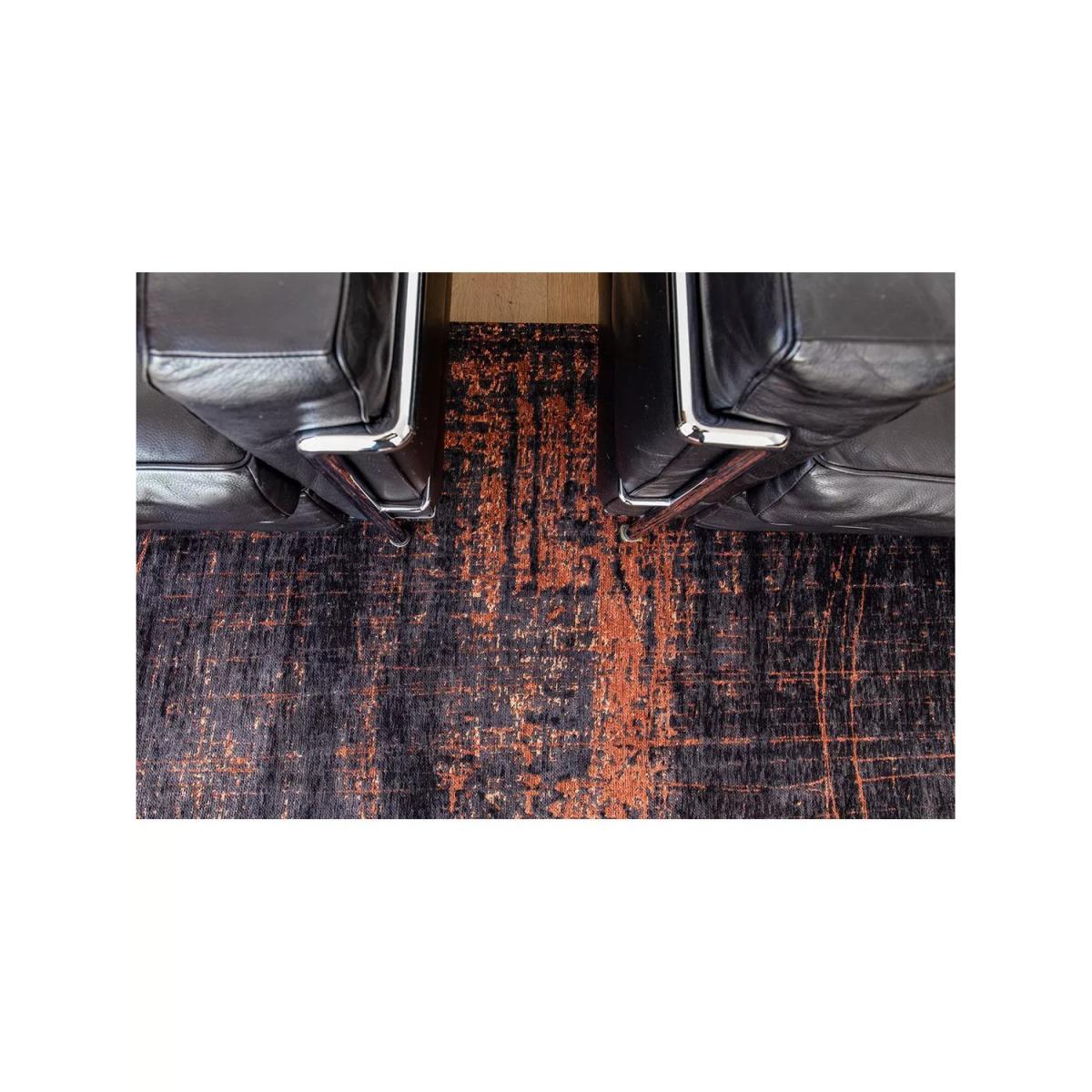 Louis De Poortere Griff Soho Rug, Black – image 4