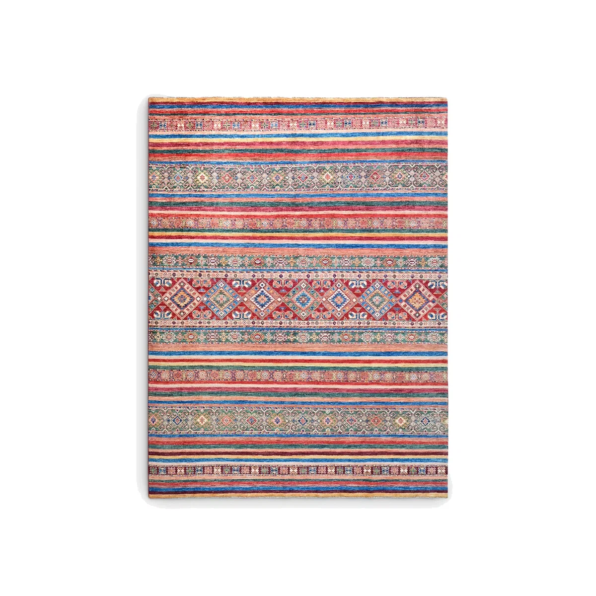 Gooch Oriental Khurjeen Naqsha Rug, Multi, L246 x W200 cm
