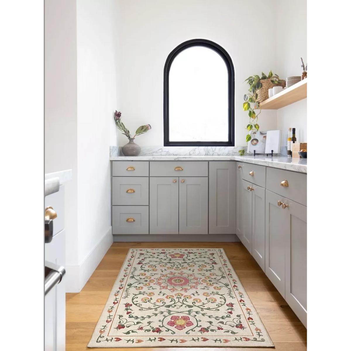 Ruggable Suzani Floral Tufted Rug, Coral – image 4