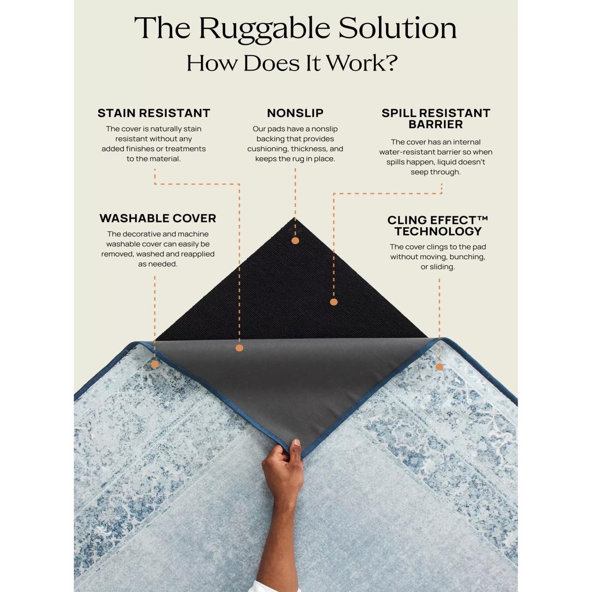 Ruggable Suzani Floral Tufted Rug, Coral – image 5