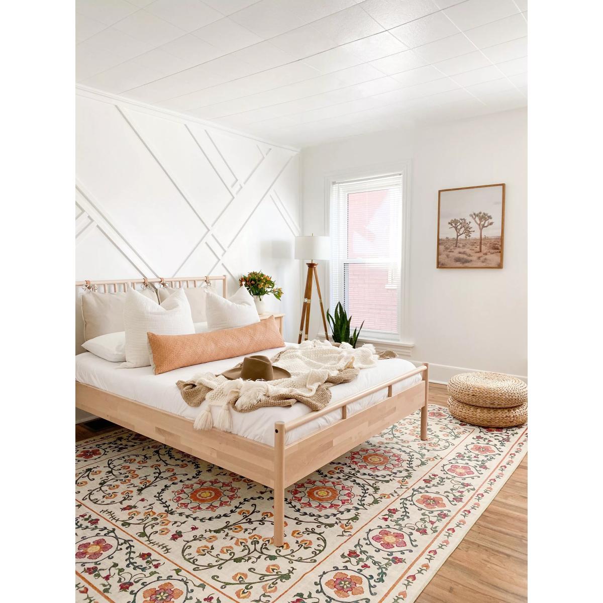 Ruggable Suzani Floral Tufted Rug, Coral – image 7