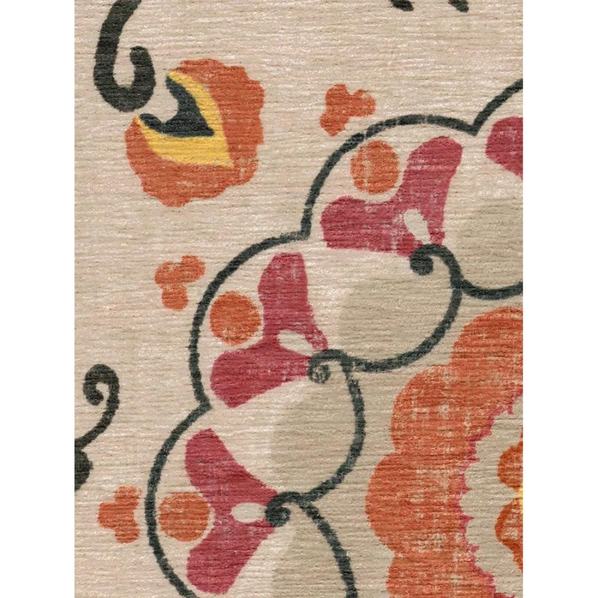 Ruggable Suzani Floral Tufted Rug, Coral – image 8