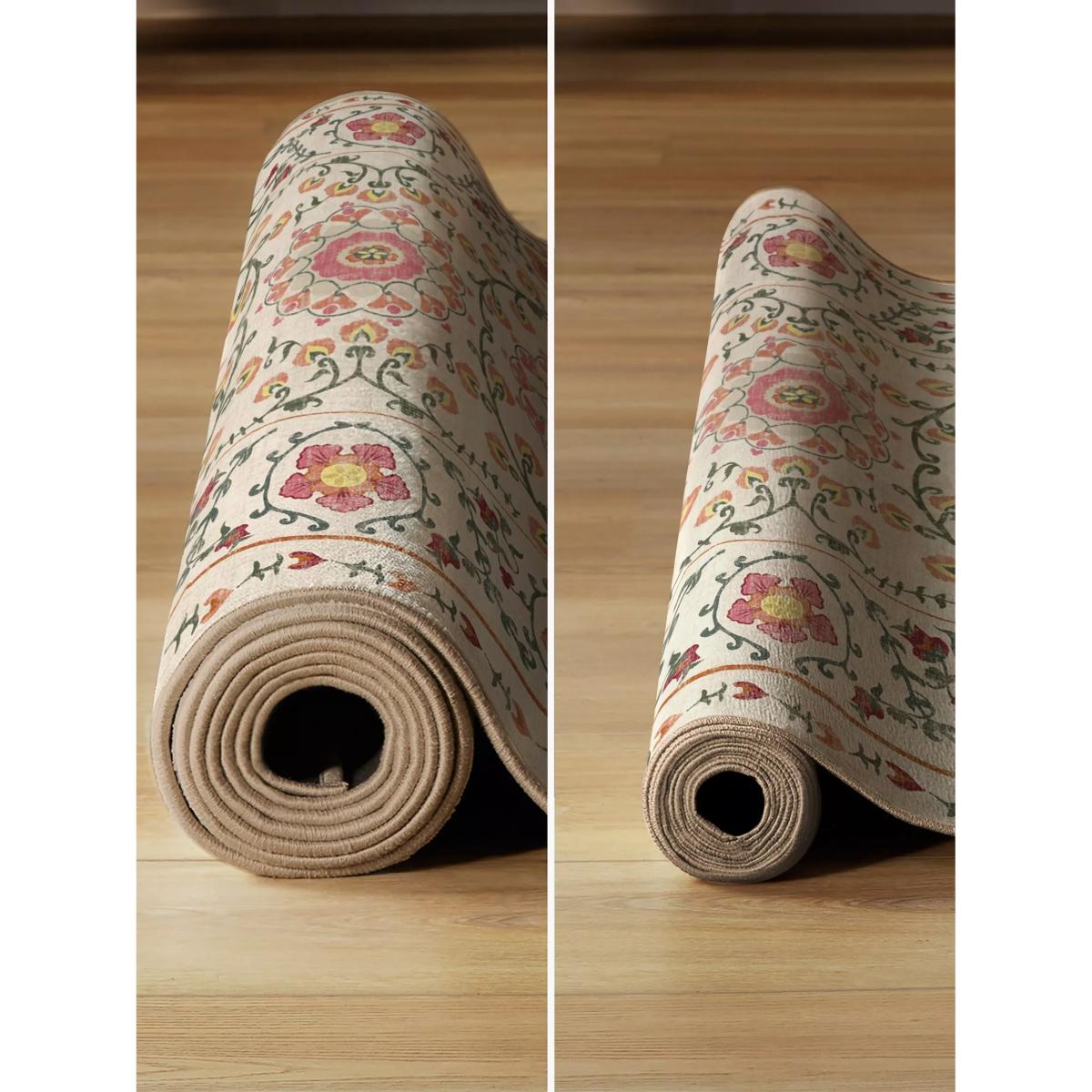 Ruggable Suzani Floral Tufted Rug, Coral – image 10