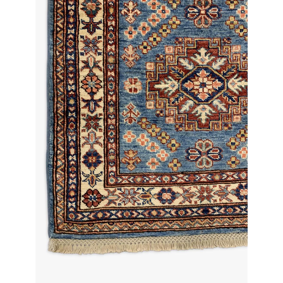 Gooch Oriental Supreme Kazak Runner, Blue, L313 x W80 cm – image 2