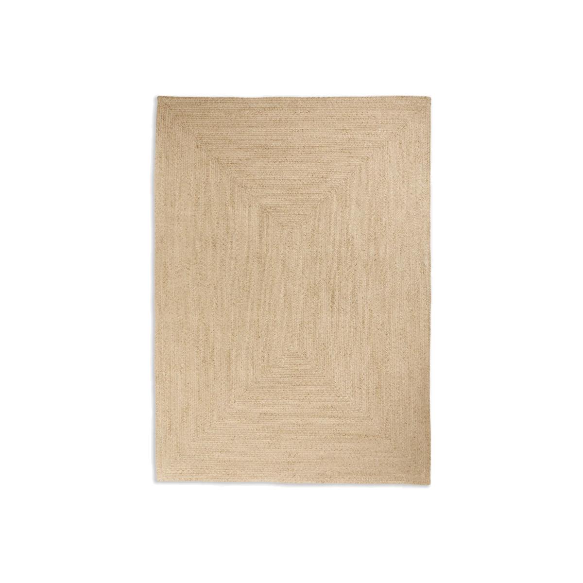 John Lewis Braided Indoor & Outdoor Rug, L240 x W170 cm, Neutral – image 1