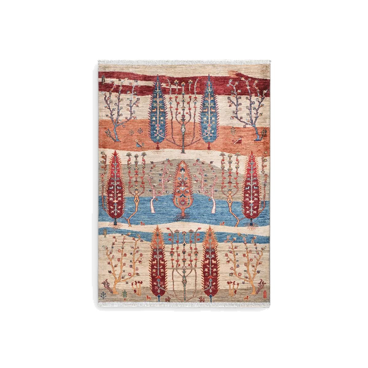 Gooch Oriental Pictorial Rug, L184 x W126 cm, Multi