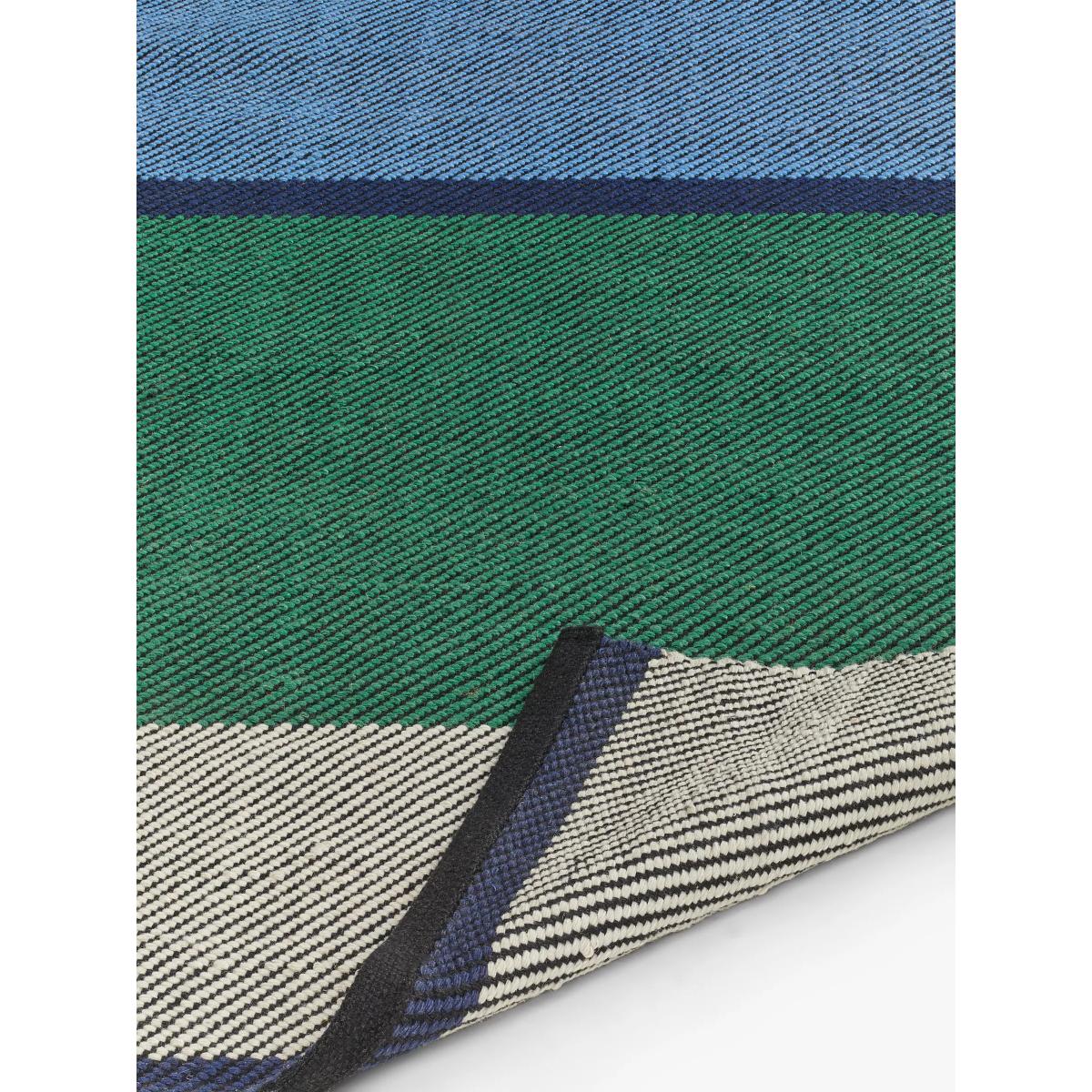 John Lewis Colour Block Stripe Indoor/Outdoor Rug, Blue, L180 x W120 cm – image 3