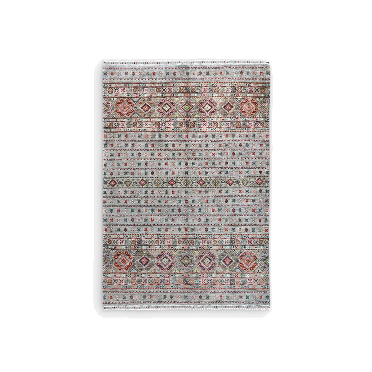 Gooch Oriental Khurjeena Naqsha Rug, L233 x W173 cm, Mid Grey