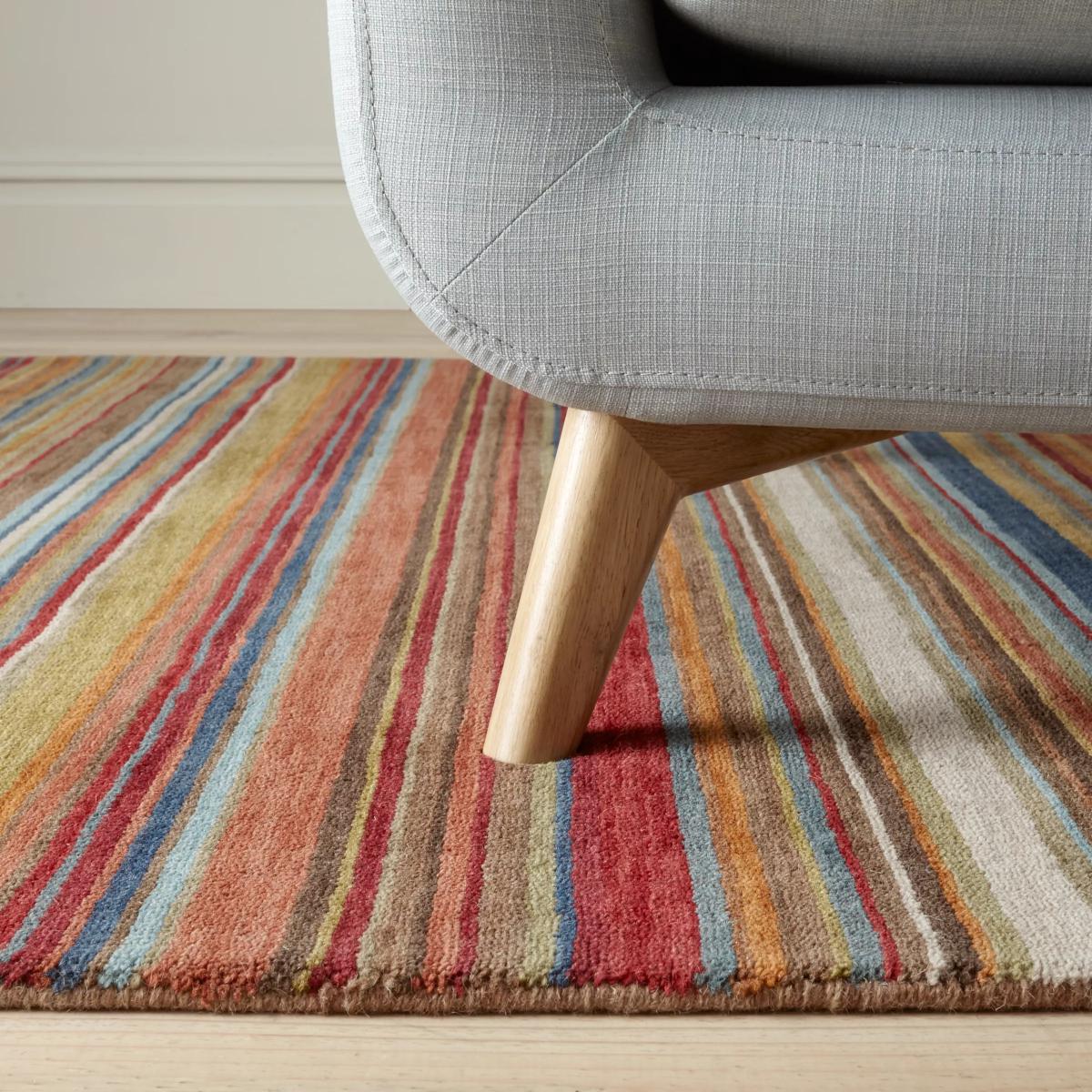 John Lewis & Partners Russet Multistripe Rug, L300 x W200cm – image 3
