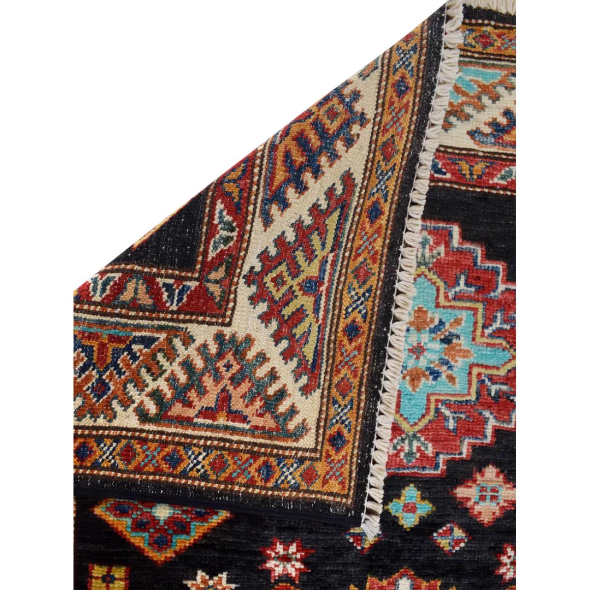 Gooch Oriental Supreme Kazak Rug, Black, L90 x W59 cm – image 4