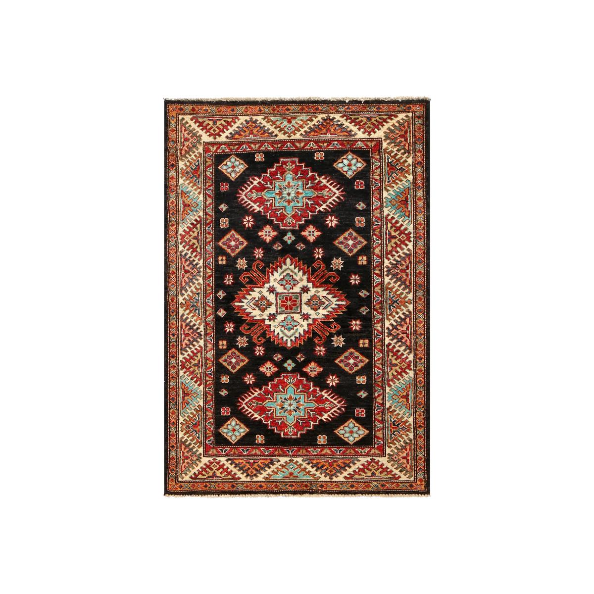 Gooch Oriental Supreme Kazak Rug, Black, L90 x W59 cm – image 1
